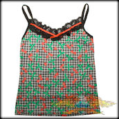 Tank Top, Toppi kirsikoilla harmaa one