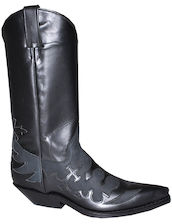 Bootsit Tony Mora, mustat ter�v�k�rkiset