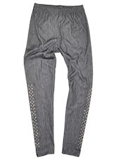 Leggings, Jeggings white diamond