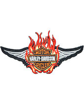 Kangasmerkki, HD B&S Flame and Wings