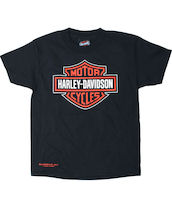 T-Paita, Harley Davidson Bar & Shield