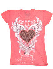 T-paita, Xzavier Flying Heart, punainen