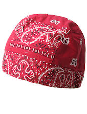 Headwrap, viininpunainen