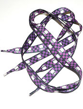 Keng�nnauhat, violetit ruutukallot