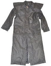 Nahkatakki Duster, ruskea, rasvanahkaa
