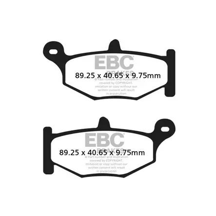 BRAKE PAD FA-V SERIES SINTERED METAL/ORGANIC COMPOUND - Jarrupalat - 17211980 - 1