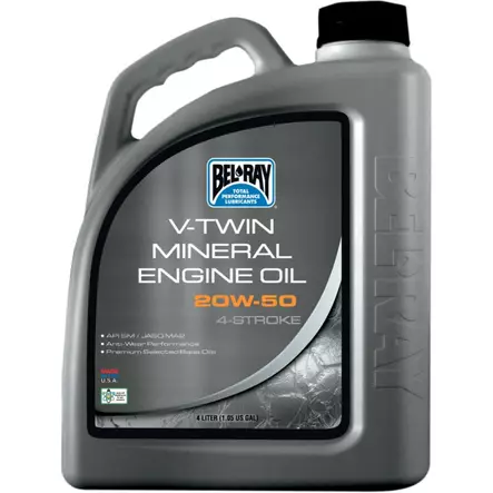 ENGINE OIL VTWIN 20W-50 4 LITER - Öljyt - 36010250 - 1