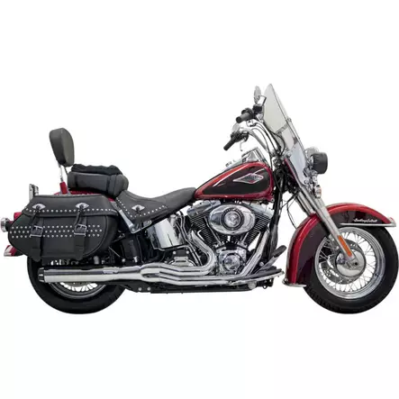 EXHAUST ROAD RAGE II B1 CHROME W/ BLACK END CAPS - Pakoputket ja niiden osat - 18001510 - 1
