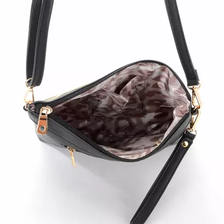 Laukku, leopard, 27x18. Hihnalla. - Laukut - NL630 - 2