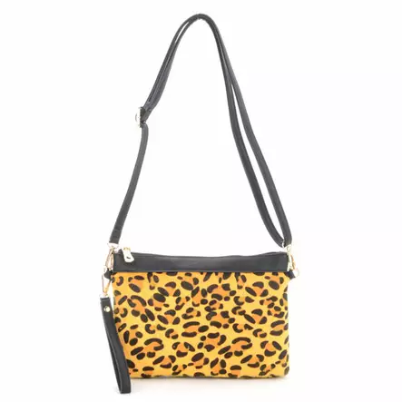 Laukku, leopard, 27x18. Hihnalla. - Laukut - NL630 - 1