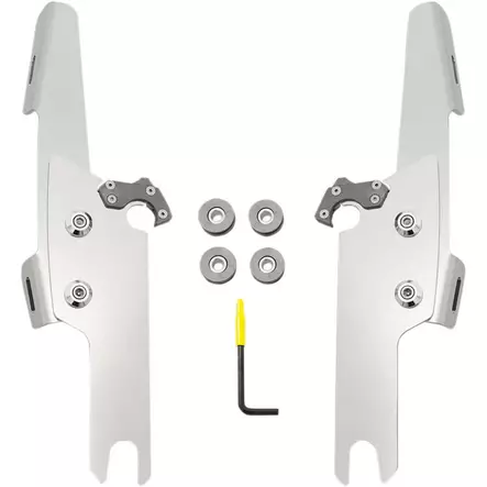 MOUNTING KIT TRIGGER-LOCK MEMPHIS FATS/SLIM POLISHED - Tuulilasit ja etumaskit - 23200190 - 1
