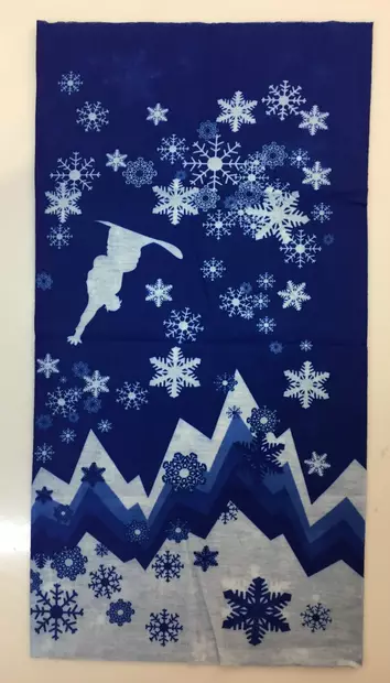 Putkihuivi, Lumihiutale, sininen - Putkihuivit - B160 - 2