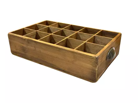 Puulokerikko 40 x 25 x 10 cm - Korit ja tarjottimet, sisustuslaatikot - PRT1240 - 2