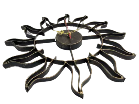 Seinäkello Aurinko kello rautaa 38cm - Kellot - KE170 - 2