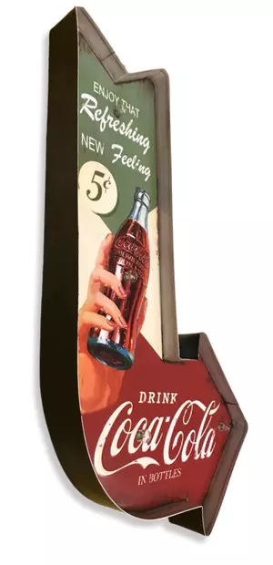 Valokyltti Coca Cola-nuoli - Taulut, kehykset - PELT30 - 2