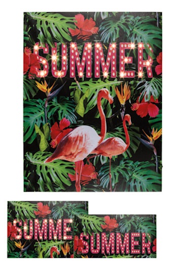 Valotaulu Flamingo, Summer - Taulut, kehykset - PRT1070 - 1