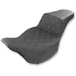 2-UP SEAT STEP UP LS FRONT|REAR VINYL|SADDLEGEL™ PLAIN BLACK - Satulat ja satulanpäälliset - 08011050 - 1