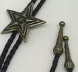 BOLO, metallitähti, pronssi - Kravatit ja bolo - BA90 - 2