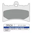 BRAKE PAD DP SINTERED REPLACEMENT STREET TOURING OFF-ROAD/ATV - Jarrupalat - 17210150 - 1