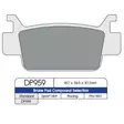 BRAKE PAD DP SINTERED REPLACEMENT STREET TOURING OFF-ROAD/ATV - Jarrupalat - 17210530 - 1
