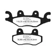 BRAKE PAD FA-R SERIES SINTERED METAL - Jarrupalat - 17212240 - 1