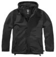 Brandit Musta Windbreaker vetoketju - Kangastakit - T490 - 1