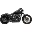 EXHAUST SYSTEM EL DIABLO 2-INTO-1 CHROME/BLACK - Pakoputket ja niiden osat - 18002160 - 1