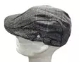 Flatcap harmaapunavalko ruutu - Flat Capit - LC670 - 2