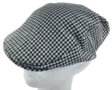 Flatcap mustavalko pikku ruutu - Flat Capit - LC590 - 1