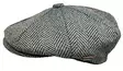 Flatcap Tweed, beigesininen - Flat Capit - LC790 - 1
