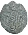 Flatcap Tweed, beigesininen - Flat Capit - LC790 - 2