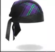 Headwrap voo doo violetti vihreä scotti - Headwrapit - HW240 - 3