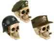Kallo Soldier & Cigar, korkeus n.13,5 cm - Kallot, Halloweenrekvisiitta - HOR260 - 2