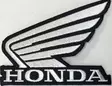 Kangasmerkki, Honda siivet musta-valkoin - Kangasmerkit - K1280 - 1