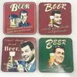 Lasinalunen Retro Beer 4 kpl - Lasinalunen - PRT730 - 3