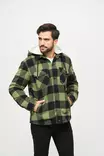 Lumberjacket huppu olive/musta - Kangastakit - T530 - 10