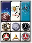 Magneettisetti Mercedes-Benz 9-kpl setti - Magneetit - MAG20 - 1