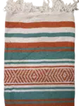 Mexico viltti Mint/Orange/White - Kodin tekstiilit - MEX40 - 1