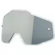 MIRROR SILVER FLASH/SMOKE ANTI-FOG INJECTED REPLACEMENT LENS FOR 100% GOGGLES - Ajolasien tarvikkeet - 26020790 - 1