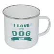 Muki i love DOG emalimuki 10x9cm - Astiat - 89040 - 2