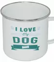 Muki i love DOG emalimuki 10x9cm - Astiat - 89040 - 1