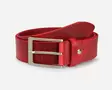 Nahkavyö punainen 45-mm jämäkkä - Nahkavyöt - KV190 - 1
