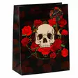 Paperikassi L, Skulls and Red Roses - Paperikassi - KAS40 - 1