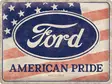 Peltikyltti FORD american pride 30x40cm - Taulut, kehykset - PELT390 - 2