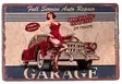 Peltikyltti Garage 3D - Taulut, kehykset - PELT450 - 1
