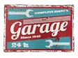 Peltikyltti Garage since 1949 - Taulut, kehykset - PELT410 - 1