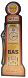 Peltikyltti Shell bensamittari retro GAS - Taulut, kehykset - PELT150 - 1