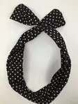 Rautalankahuivi, Polka Dot, musta - Hiuskoristeet - HU390 - 3