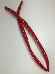 Rautalankahuivi, Polka Dot, punainen - Hiuskoristeet - HU380 - 3
