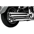 SLIP ON MUFFLERS FOR CRUISERS CHROME KAWASAKI - Pakoputket ja niiden osat - 18112230 - 1